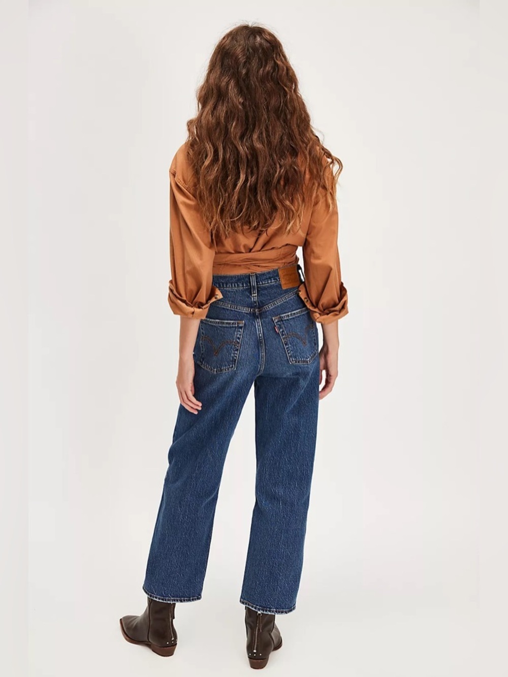 Levi’s Ribcage Straight Ankle Jeans Vintage Americana Size 28 - Picture 2 of 11